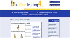 Desktop Screenshot of officecleaning4u.com